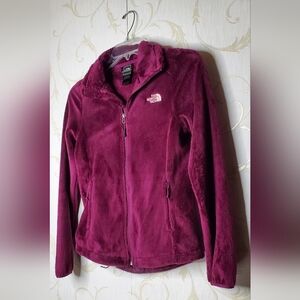 The NORTH FACE Plum Color Ultra Soft Jacket Full Zip NEW Cond